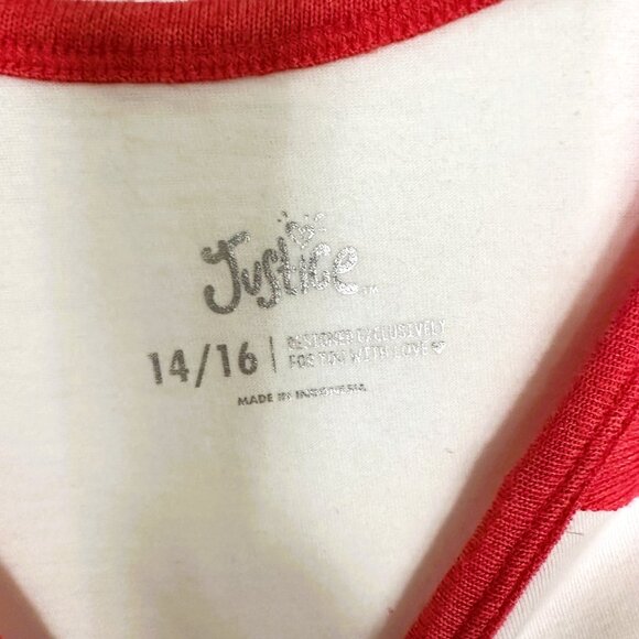 NWT Girls Justice Short Sleeve Top - The World is Yours to Explore - Picture 4 of 6